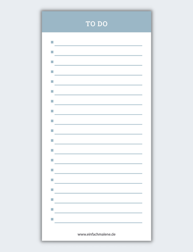 To-Do-Liste (DIN lang)