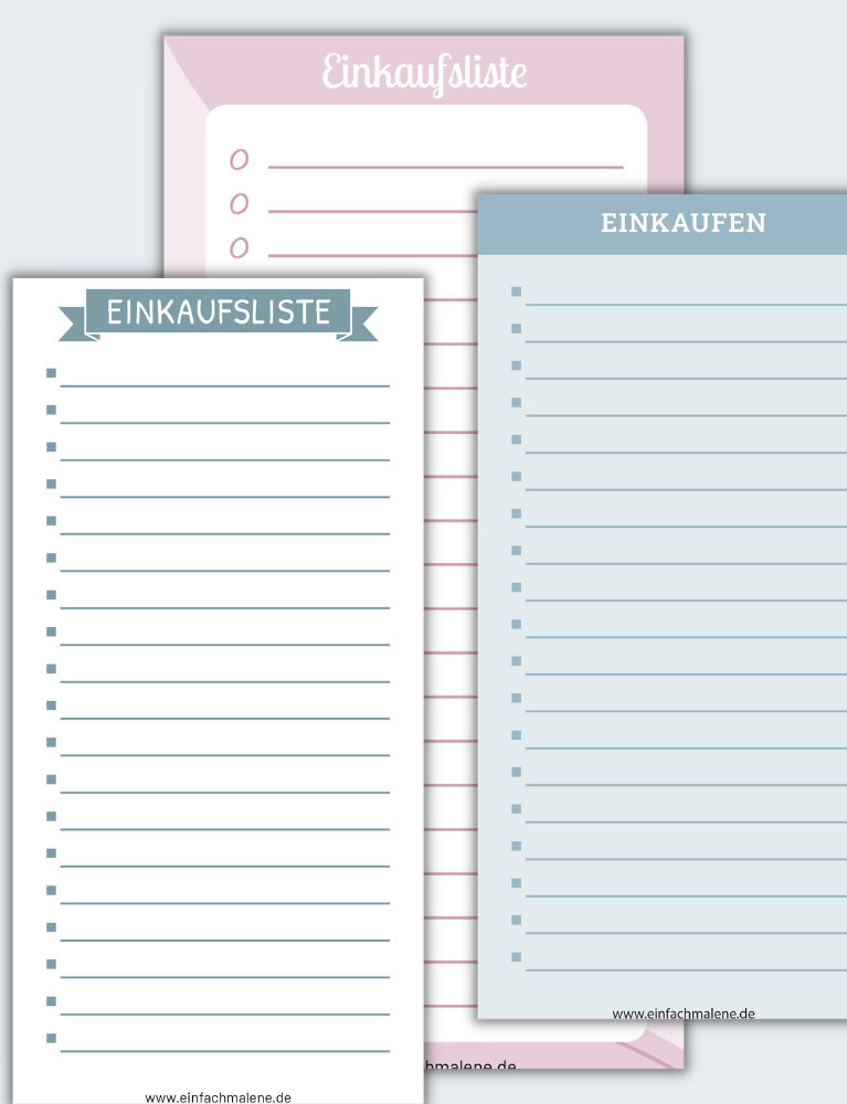 Einkaufsliste (DIN lang)