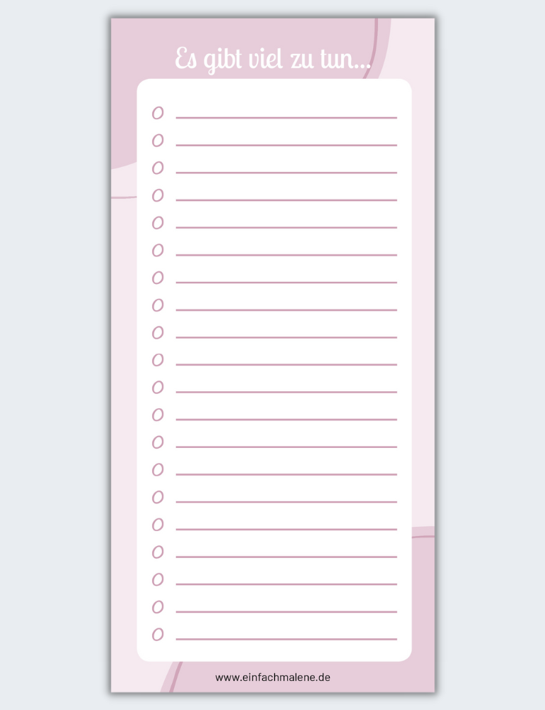 To-Do-Liste (DIN lang)