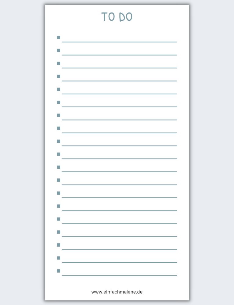 To-Do-Liste (DIN lang)